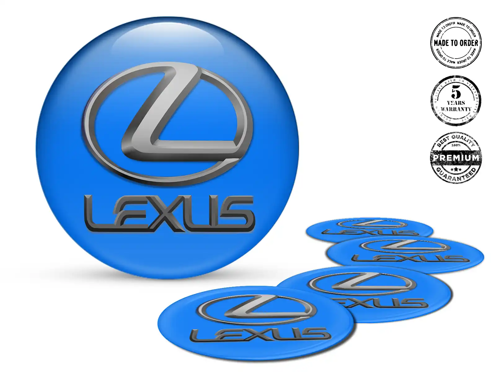 Lexus Calcomanía de Rueda Edición Pegatina Silicona Logo
